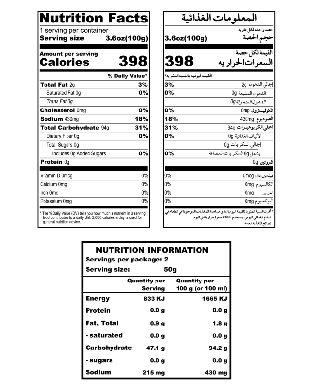 Nutrition-Facts-Chili-Ginger