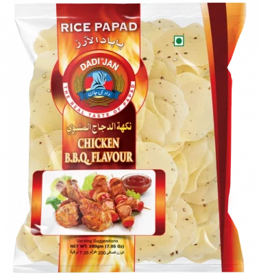 Rice Papad Chicken B.B.Q