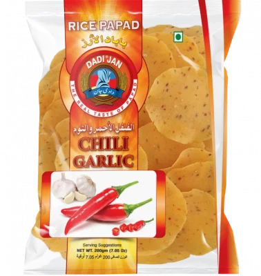 buy Rice Papad Chili Garlic at most reasonable price