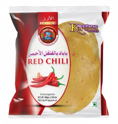 Khichiya Rice Papad Red Chili